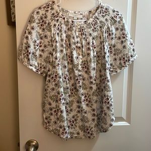 Loft floral blouse